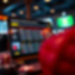 A digital interface showcasing various online betting options