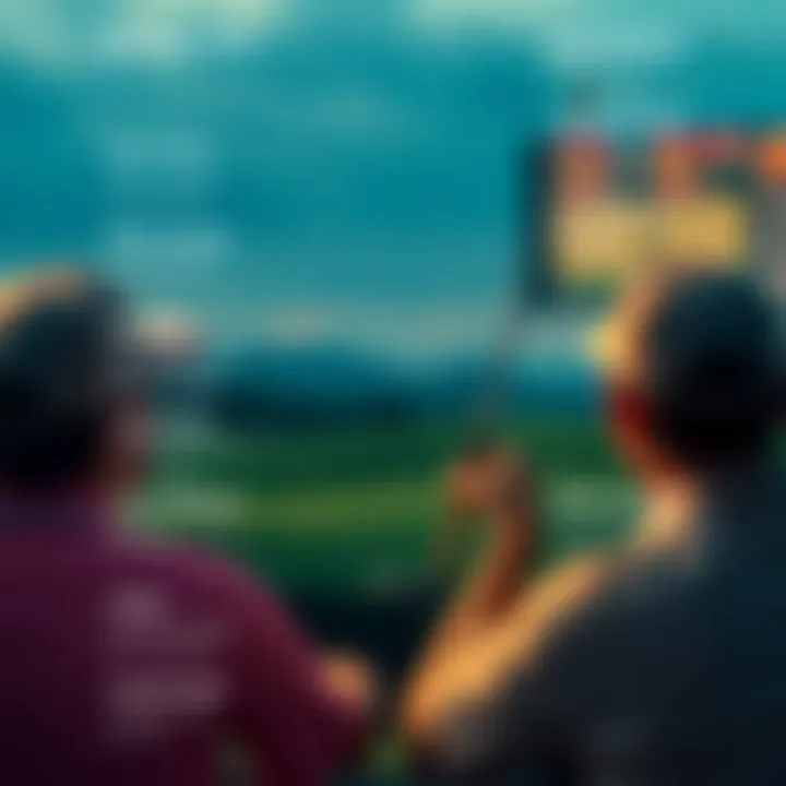 Illustration of various golf betting types