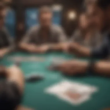 Strategic gameplay at the poker table