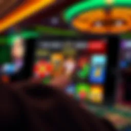 Vibrant casino app interface showcasing various games