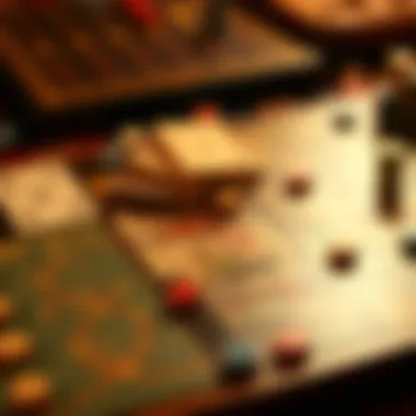 Understanding Board Game Rules An intricate diagram illustrating the rules of a classic board game