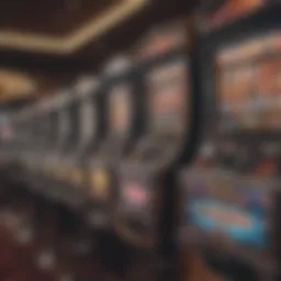 Diverse selection of casino gaming machines