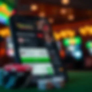 DraftKings app interface showcasing betting options and features