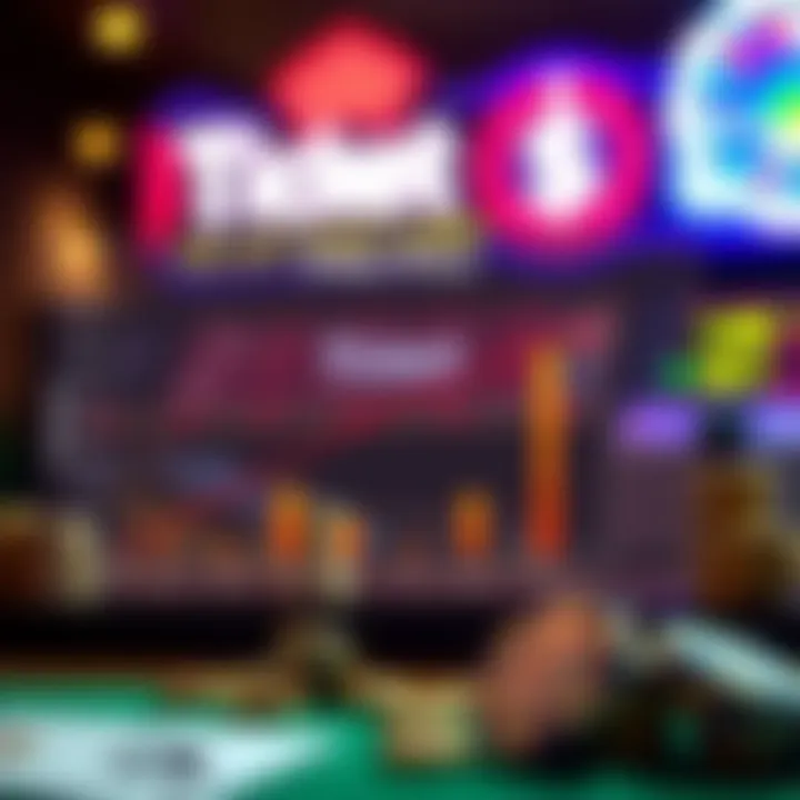 Graph illustrating the relationship between ticket prices and jackpot sizes