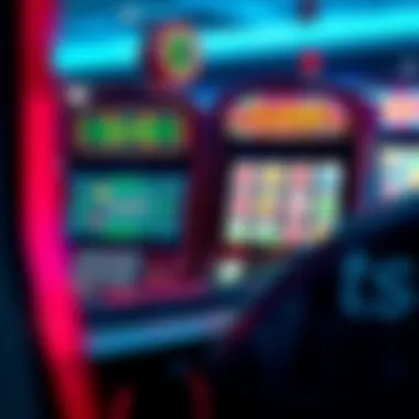 A modern digital slot machine showcasing advanced technology and user interface