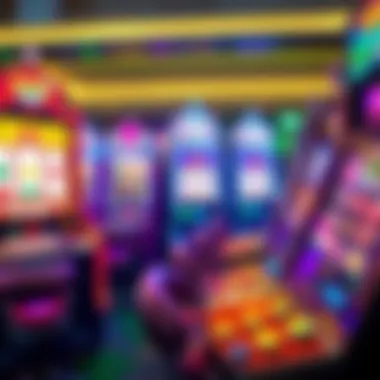 A visual representation of various trends in slot machine gameplay