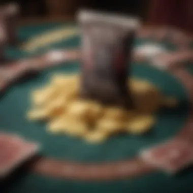 A creative depiction of free chips set against a backdrop of a Game of Thrones themed betting table, showcasing the allure of the betting environment.