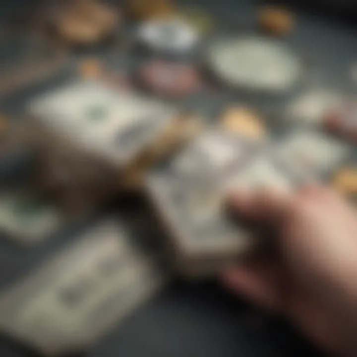 An infographic illustrating different types of free money offers on slots