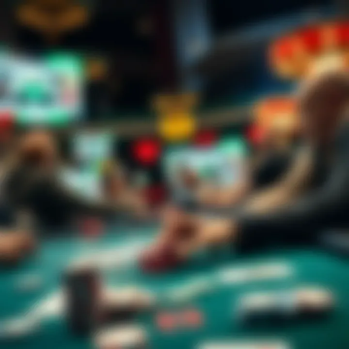 Thriving Online Poker Tournaments Exciting online poker tournament scene