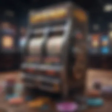 An intriguing graphic showcasing various types of video slot games available for free play