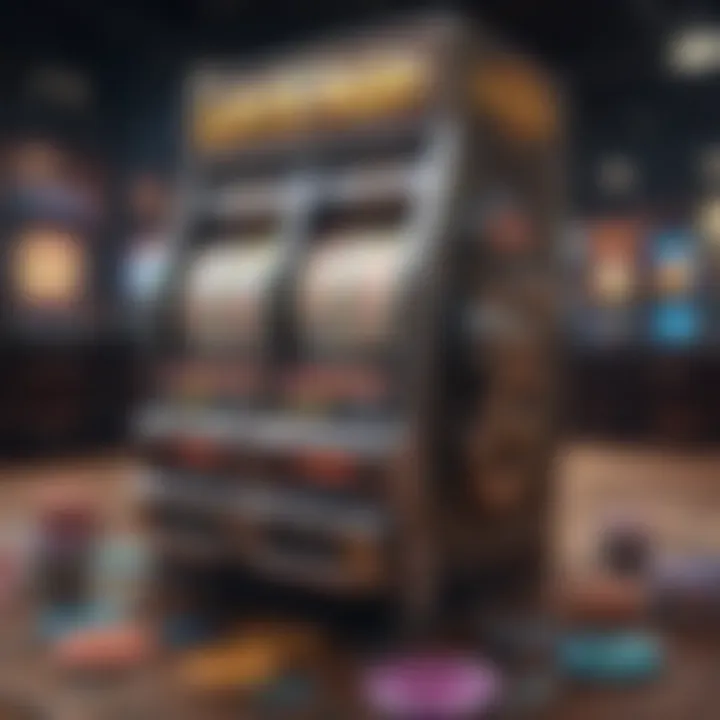 An intriguing graphic showcasing various types of video slot games available for free play