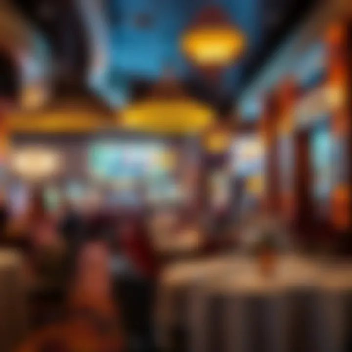 Diverse dining options available within the casino resort