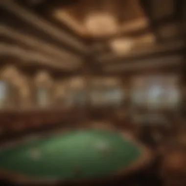Luxurious Clubhouse at MGM Shadow Creek Luxurious clubhouse showcasing opulent design and ambiance