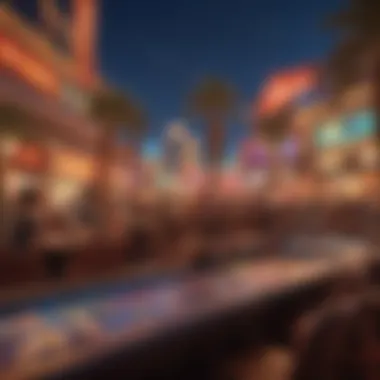 Las Vegas Inspired Online Gaming Experience Digital gaming environment representing the essence of Las Vegas