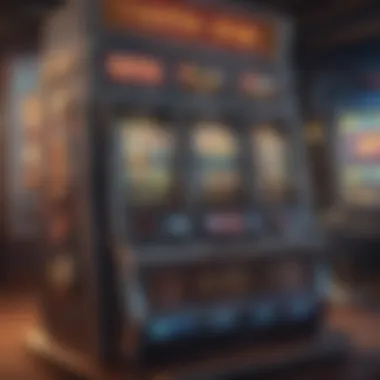 A futuristic slot machine incorporating advanced technology