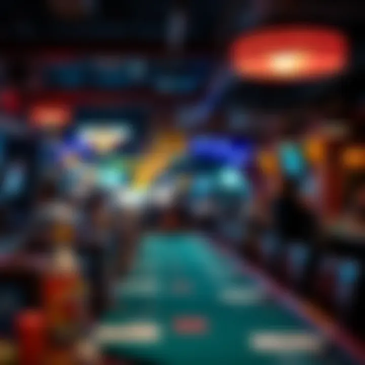 A bustling poker venue in San Antonio