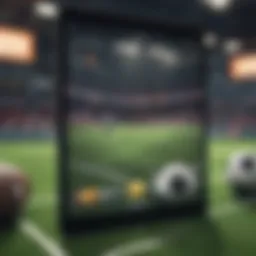 A dynamic virtual football game on a digital interface