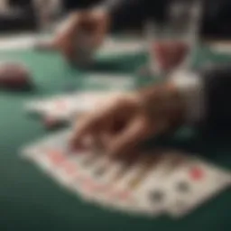 A deck of playing cards symbolizing poker gameplay