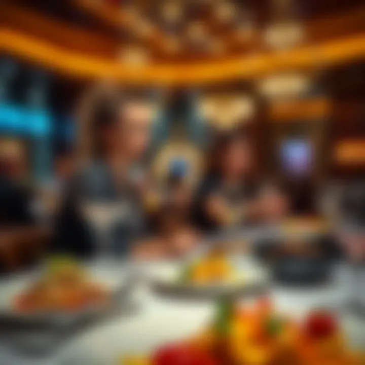 Gourmet Dining Experience at MGM Grand Club Gourmet dining experience at the MGM Grand Club featuring exquisite dishes