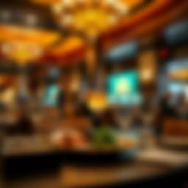 Elegant dining setting with gourmet dishes