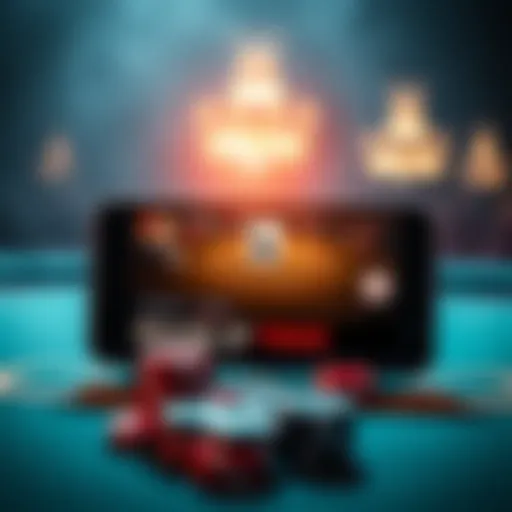 A smartphone displaying the House of Poker app interface