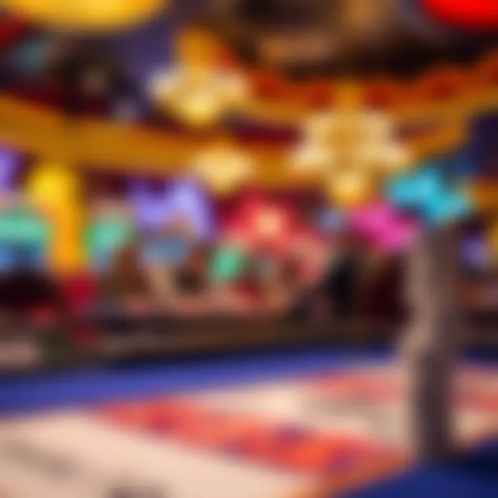 The Thrill of Gaming at Vegas Casinos Casino gaming table with thrilling action