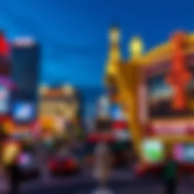 The Vibrant Energy of the Las Vegas Strip Iconic Las Vegas Strip illuminated at night