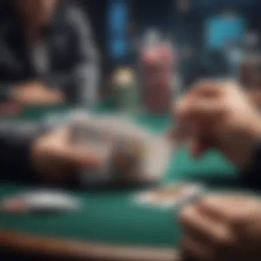 Strategic card play in a poker game