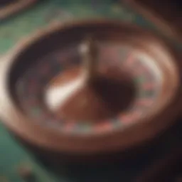 A vintage roulette wheel showcasing its rich history