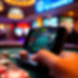 Overview of iPhone gaming interface with money earning potential