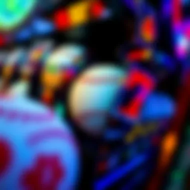 Close-up of the unique symbols featured on the reels