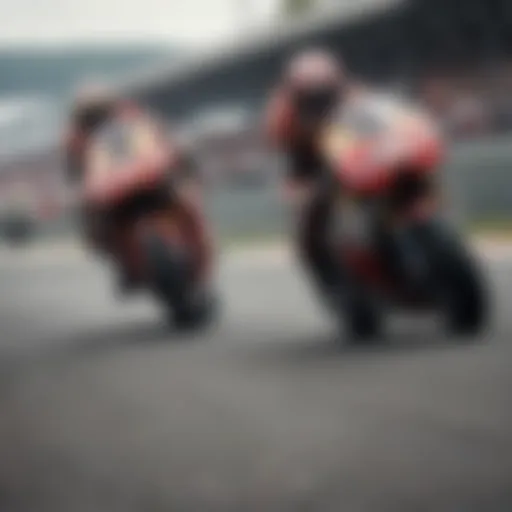 MotoGP race showcasing thrilling competition