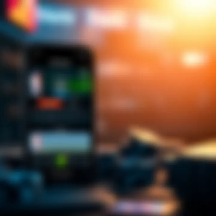 Overview of NBA betting apps interface