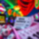 Ohio Lottery Tickets: A Vibrant Exploration An illustration of Ohio Lottery tickets in a vibrant setting