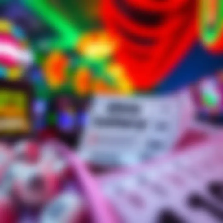 Ohio Lottery Tickets: A Vibrant Exploration An illustration of Ohio Lottery tickets in a vibrant setting