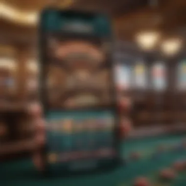 Interface showcasing features of the Quest Casino App