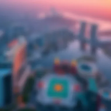 An Expansive Perspective of Resorts World Aerial view of Resorts World highlighting its expansive layout