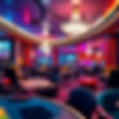 Vibrant Entertainment Scene at Resorts World Interior space featuring entertainment options at Resorts World