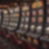 Vibrant slot machines at Rocky Gap Casino