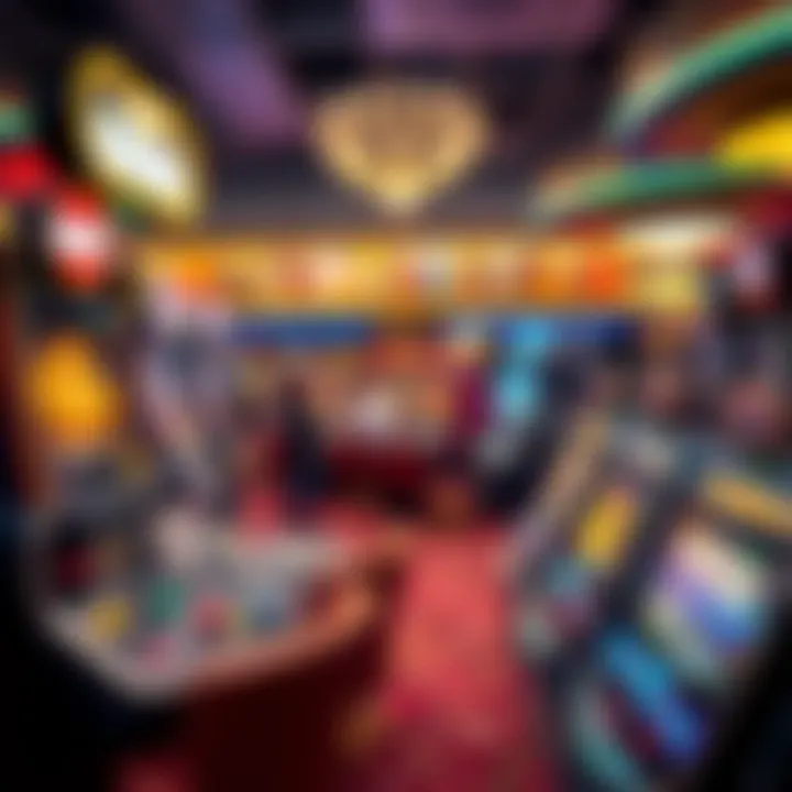 Variety of casino games available