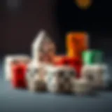 Diverse Dice in Online Casinos An elegant display of various dice used in online casino games