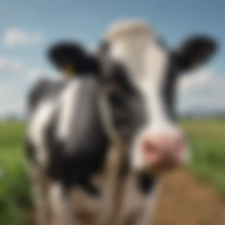 A close-up of a Holstein, symbolizing the connection between agriculture and gaming