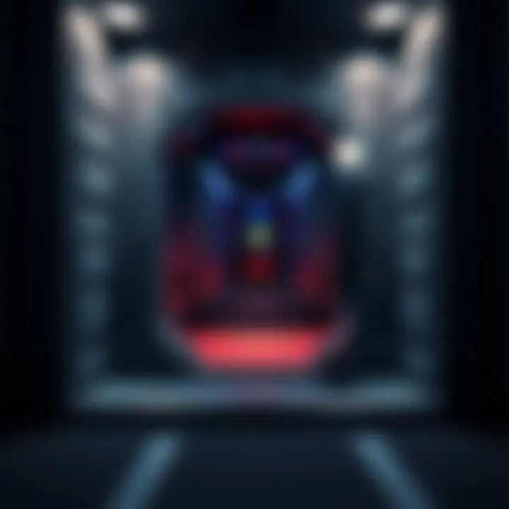 Visual representation of the sound design and auditory experience in The Vault slot game.