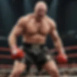 Tyson Fury showcasing his unique fighting style in the ring