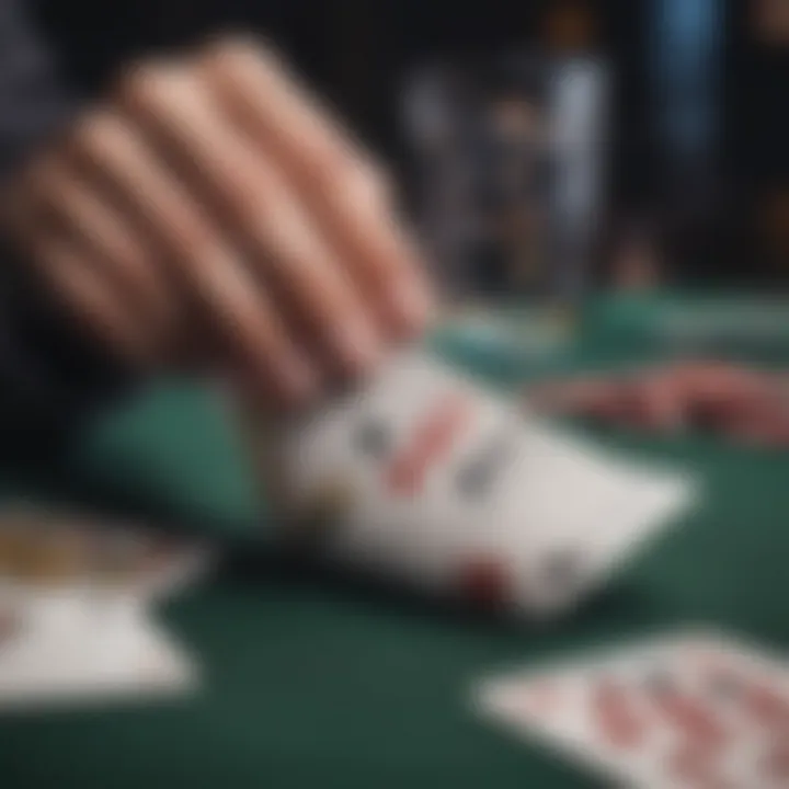 Visual representation of poker hand rankings